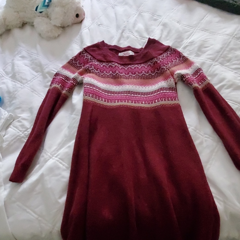 Maroon Justice dress